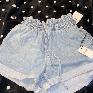 denim shorts